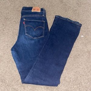 Levi’s bootcut pants size 9 ripped super cute cowgirl pants